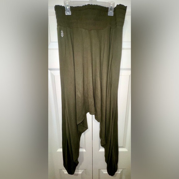 Free People FP Movement Windy Meadow Harem Pants – Cargo Khaki – Size Small - Picture 5 of 15